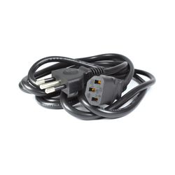 CABLE PODER COMPUTACION BLACK 3MTS