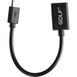 GOLF CABLE MICRO USB OTG 0.16 METRO BLACK