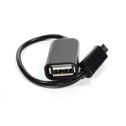GOLF CABLE MICRO USB OTG 0.16 METRO BLACK