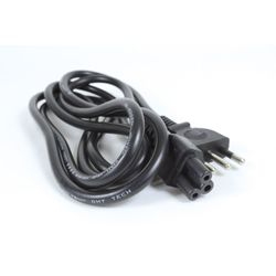 CABLE PODER TREBOL 1.8MTS P/NOTEBOOK BLACK
