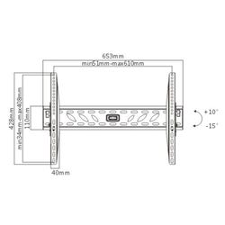 BRATECK SOPORTE LCD  37P-70P AJUSTABLE