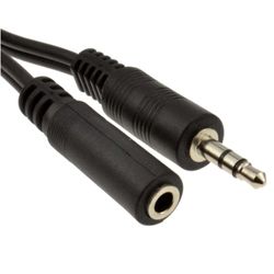 CABLE AUDIO AUXILIAR 3.5 M-3.5 H 3MT ALARG/FONOS