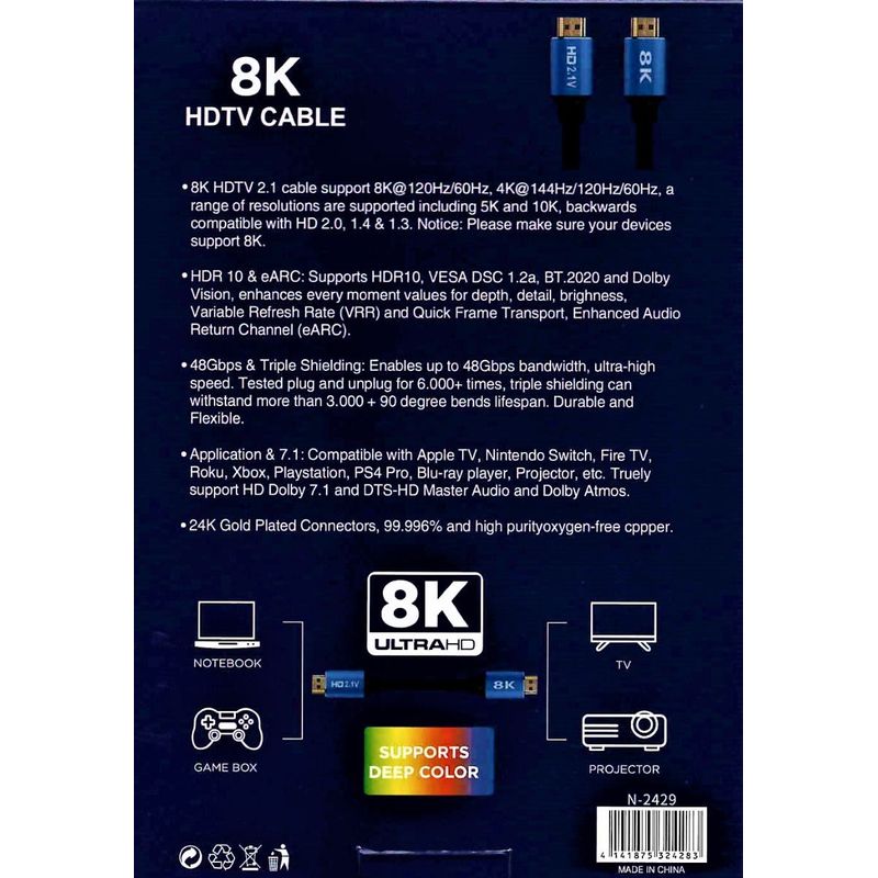 Cable-Hdmi-Ultra-Hd-8K-15Mts-Hdmi