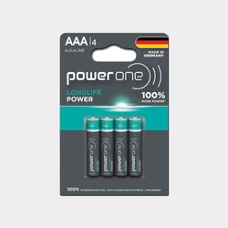 POWER ONE BLISTER PILAS ALCALINAS AAA X 4