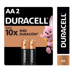 DURACELL BLISTER PILAS ALCALINAS AAX2