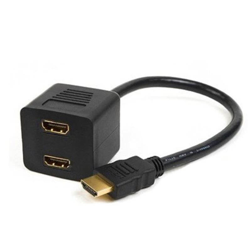 Splitter Pasivo HDMI Macho a 2 HDMI Hembra