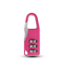 MINI CANDADO CON CLAVE COLOR PINK CH-074-S