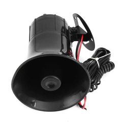 SIRENA 12V 20W 6 TONO HS-110 BLACK