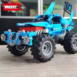 WOMA ARMABLE AUTO TECNICO MONSTER AZUL C0910 305 PIEZAS