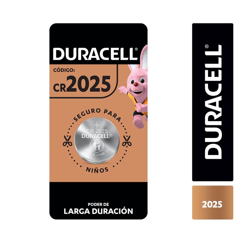 Duracell Pila de Botón Litio 3V CR-2025 Blíster de 5 Pilas