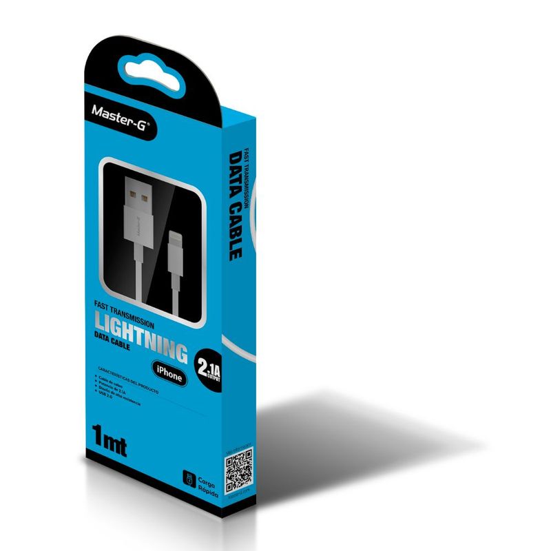 Master-G-Mgcalig-Cable-Usb-A---Lightning-Iphone-2.1A-1Mt-Blanco-Cables-y-Adaptadores