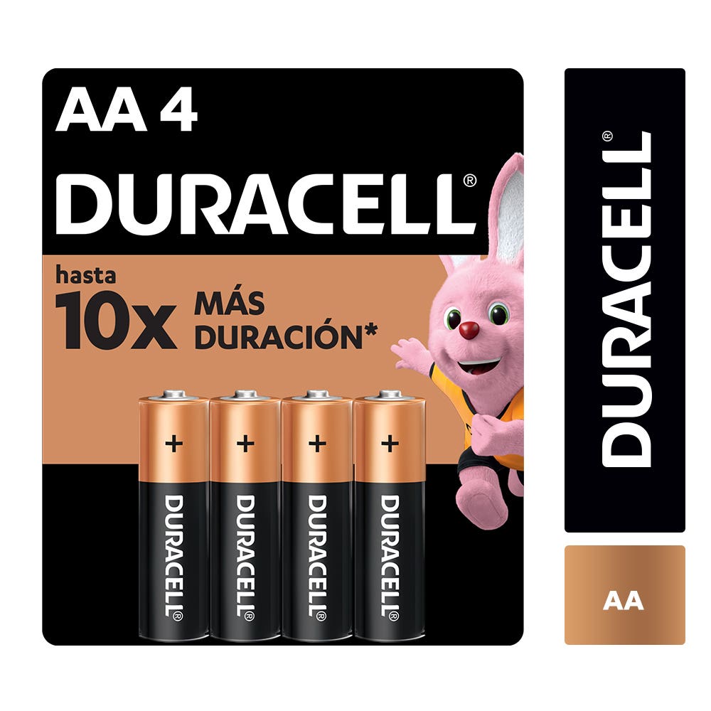 DURACELL BLISTER PILAS ALCALINAS AAX4