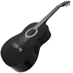ALAGUEZ GUITARRA CLASICA NEGRA 39P