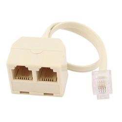 ADAPTADOR TELELEFONICO 1M-2HEMBRAS