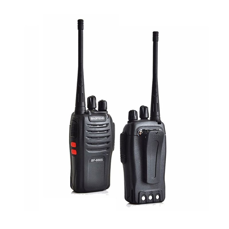 Kit 2 Radios  Portatiles  30Km  Recarg. 16 Canales Baofeng (7948) Intercomunicadores