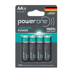POWER ONE BLISTER PILAS ALCALINAS AA X 8