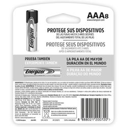 ENERGIZER BLISTER DE PILAS ALCALINA AAA X 8