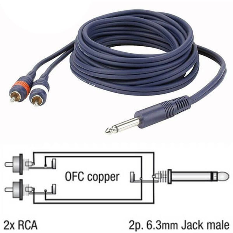 Cable-Audio--6.3Mm-St-A-2Rca-M.-1.5Mts-Dap-Audio-Cables-Parlantes