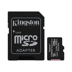 KINGSTON TARJETA DE MEMORIA MICRO-SD 128GB  CANVAS SELECT PLUS UHS-I HC CLASE 10 U1 /ADAPTADOR SD