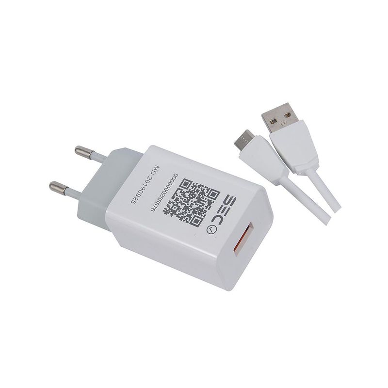 Tecmaster-Tm-200516-Cargador-De-Pared-Quick-Charge---Cable-Usb-C-Cargadores-de-Telefonia