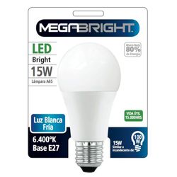 MEGABRIGHT AMPOLLETA LED 15W 6400K E27 (100W)