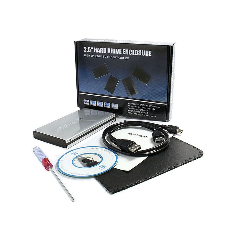 Porta-Disco-Duro-2.5-Sata-Negro-Adaptadores-y-Cables