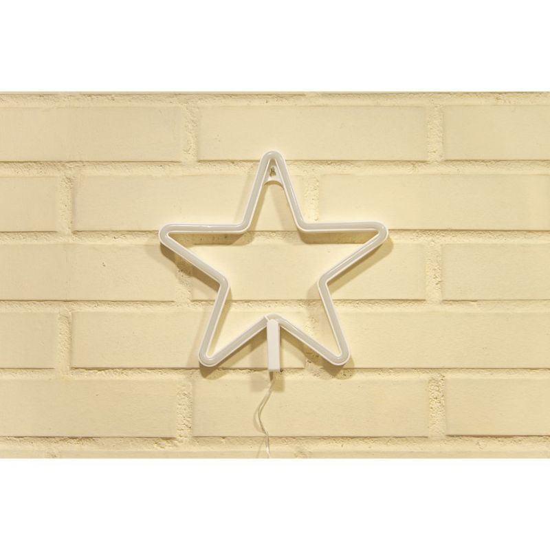 Letrero-Estilo-Neon-Estrella--Rosado-Usb-275X268Cm--Letreros