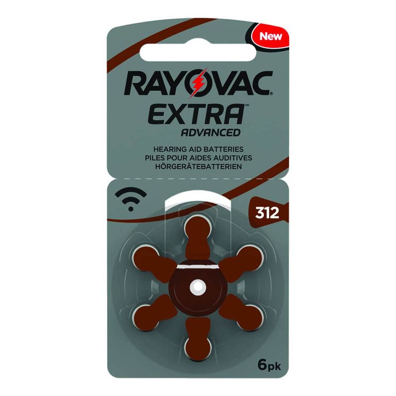 Pack 10 Pila Audifono 312 Rayovac Extra Advanced Blister