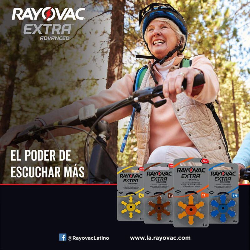 PILAS PARA AUDIFONOS L13 RAYOVAC PACK X 6 U. COD L13