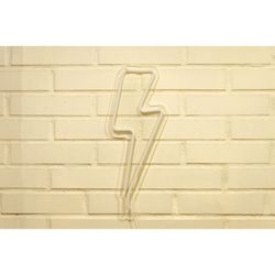 LETRERO ESTILO NEON RAYO GRANDE (ROJO/USB/19,5X51CM)