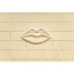 LETRERO ESTILO NEON BOCA (ROSADO/USB/26,5X14CM)