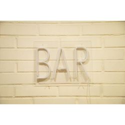 LETRERO ESTILO NEON BAR (USB/40X30CM)