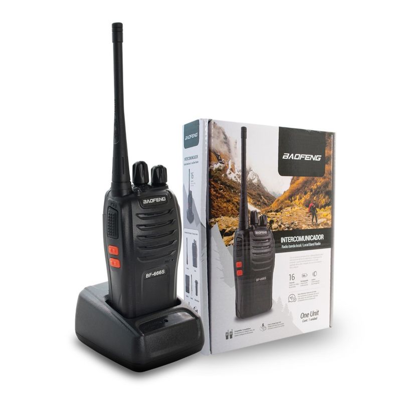 Radio Transmisor Porttil Baofeng  Bf-666S Cod. 7246 Intercomunicadores