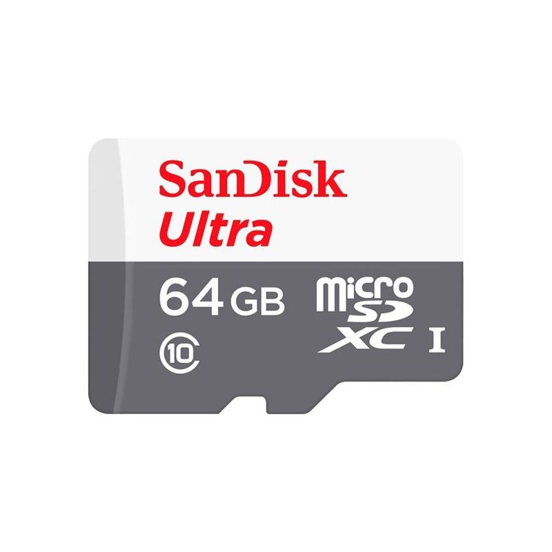 Tarjeta De Memoria Micro-Sd 64Gb Sandisk Ultra Xc Clase 10 /Adaptador Sd Tarjetas de Memoria