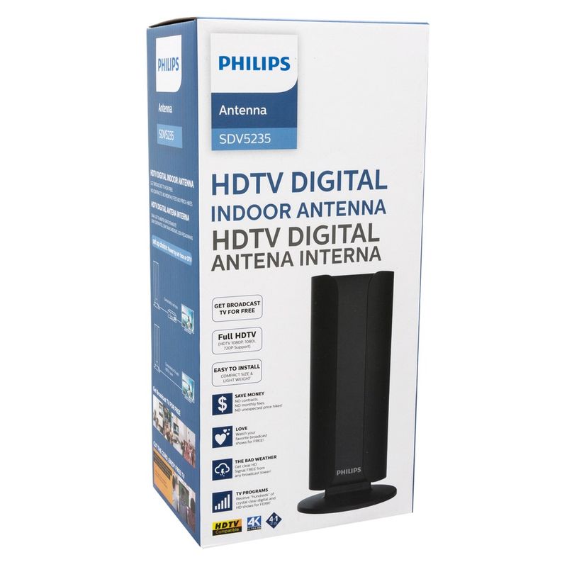 Antena-Hdtv-6Dbi-Interior-Para-Tv-Phillips-Sd5235-Digitales