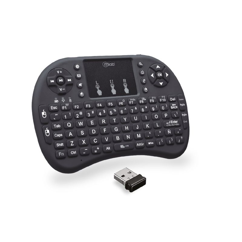 MLAB TECLADO P SMART TV WIRELESS TOUCHPAD RECARGABLE casaroyal