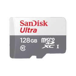 SANDISK TARJETA DE MEMORIA MICRO-SD 128GB  ULTRA XC CLASE 10 /ADAPTADOR SD