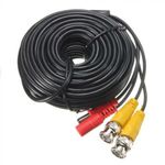 Cable P/Camara Cctv 20M C/Audio Enchufes y Timers