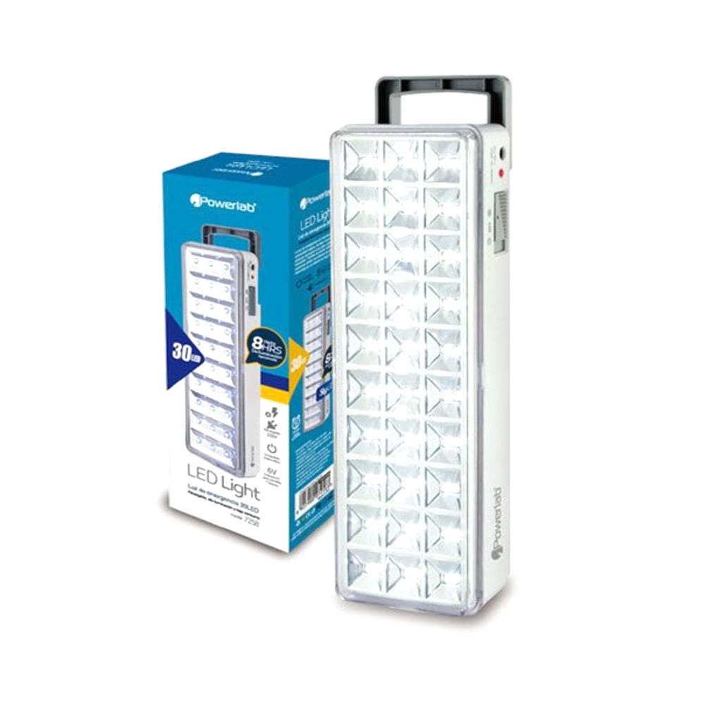 POWERLAB LAMPARA DE EMERGENCIA 30LED