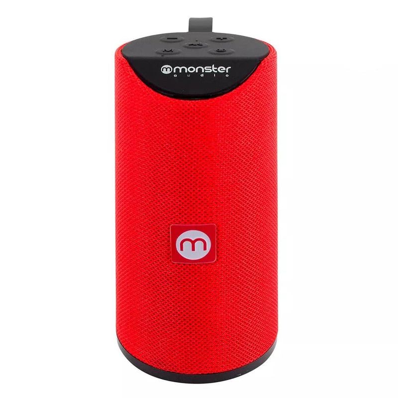 Parlante-Bluetooth-Fm-Sd-Aux-Mic-Rojo-Monster-Portatiles