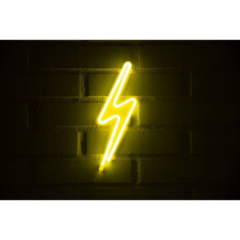 Letrero-Estilo-Neon-Rayo-2--Amarillo-Usb-30X175Cm--Letreros