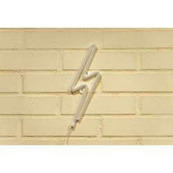 LETRERO ESTILO NEON RAYO 2 (AMARILLO/USB/30X17,5CM)