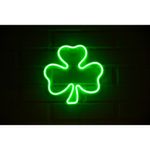 Letrero-Estilo-Neon-Trebol--Verde-Usb-275X275Cm--Letreros