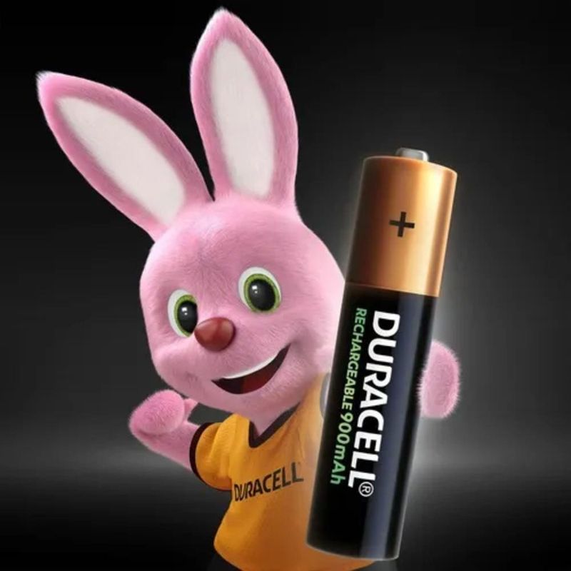 Pilas Recargables Duracell AAA. Blister de 04 pilas.900 mAh. DURACELL