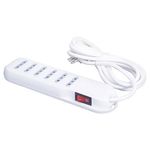 Alargador-3Mts---5Tomas-Blanco---Luz-Indicadora-Bticino-Alargadores