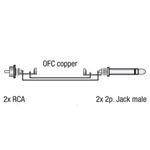 Cable-Audio-2Rca--A-2Plug-6.3Mm-1.5Mts-Dap-Audio-Cables-Parlantes
