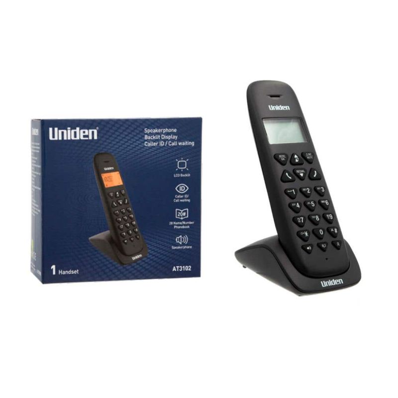 UNIDEN 23UND3102N TELEFONO INALAMBRICO MANOS LIBRES Black