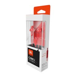 JBL AUDÍFONOS  MANOS LIBRES IN EAR ROJO