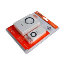 BTICINO TIMBRE INALAMBRIUCO ESSENTIAL 100 MTS BCO 32 MELODIAS