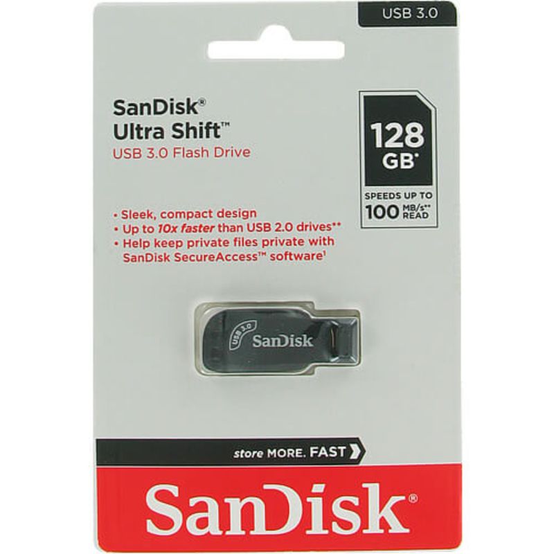 Pendrive 128GB SanDisk Ultra Shift USB 3.0 Tipo-C